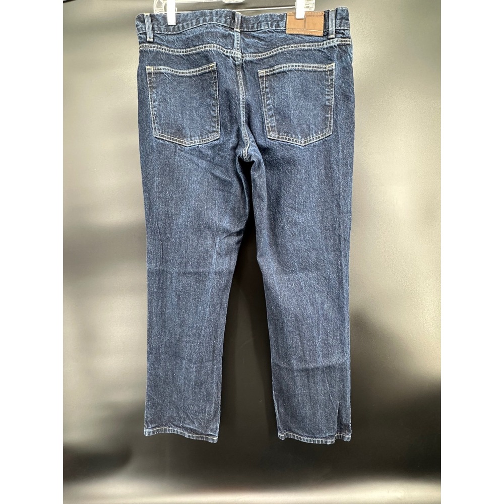 Tommy Hilfiger Denim Men's Jeans 36x30 Dark Wash Straight‎ Leg Classic Fit - Picture 4 of 7